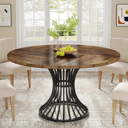 Tribesigns round dining - dining, table