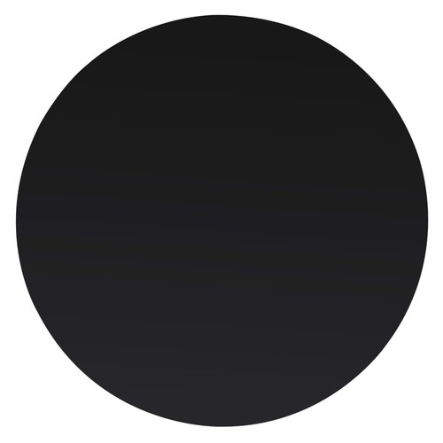 Tempered glass round - glass, top