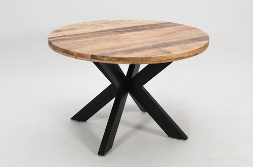 Round solid mango - wood, dining