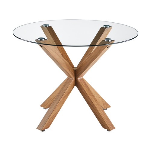 Round glass top - glass, dining