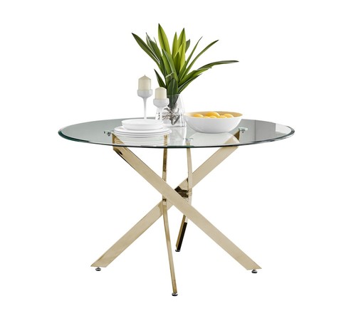 Novara gold round - novara, tempered