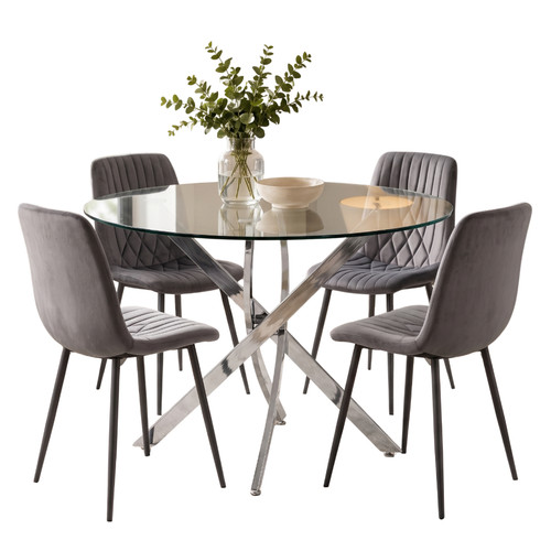 Oira homes round glass - round,