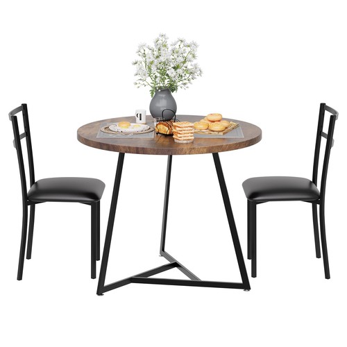 Pcs round dining - 3,