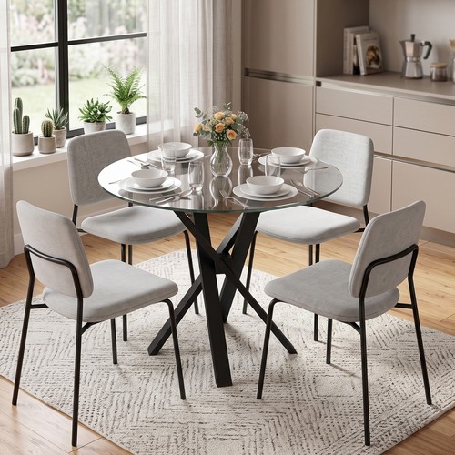 Round dining table for 80cm - dining,