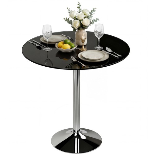Homcom round bar - homcom, table,