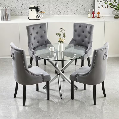 5pc round glass - 5pc,