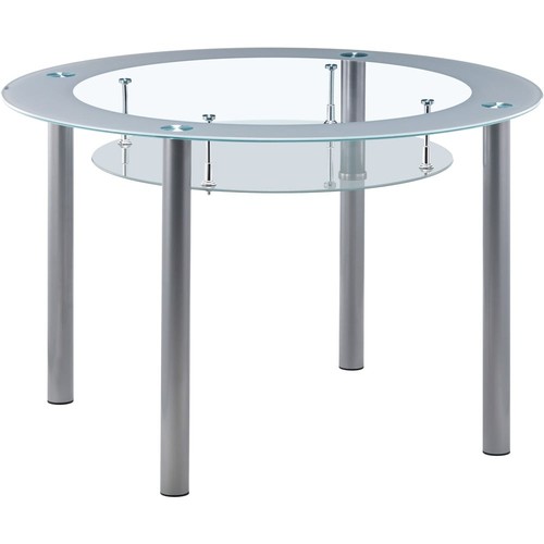 Round glass grey - round,