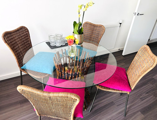 Round clear glass - round,