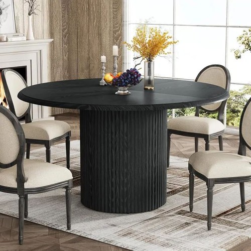 Tribesigns round dining table - tribesigns,