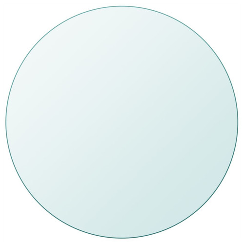 Glass table top round cm - top,