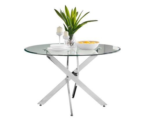 Novara large round chrome - novara,