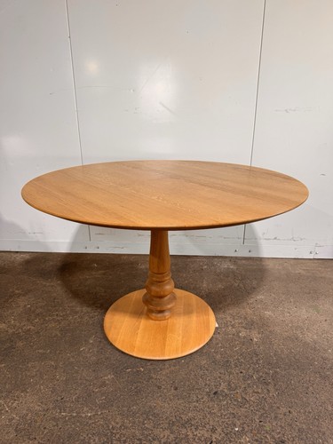 Solid wood round dining - wood, table