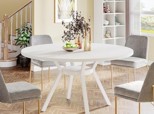 Round dining table - round, 6-8