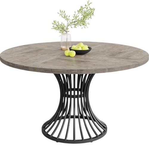 Tribesigns round dining table - tribesigns,