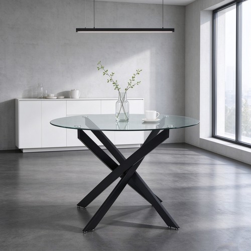 Round tempered glass - round,