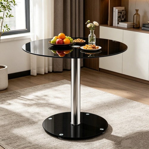 90cm round dining table - round,